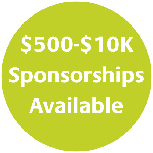 $500-$10K Sponsorships Available